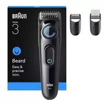 Braun BT3520 barzdos kirpimo mašinėlė, baterija, 40 nustatymų, 2 cm, juoda, mėlyna