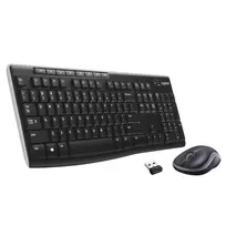 LOGITECH Wireless Desktop Mk270 - Qwertzu Swiss-Lux-lux belaidis klaviatūros ir pelės rinkinys
