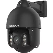 Foscam SD8EP PoE stebėjimo kamera juoda 8MP (3840x2160), maitinimas per Ethernet, pasukimo ir pakreipimo funkcija, 4x optinis priartinimas (SD8EP-B)