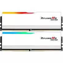 G.Skill Ripjaws M5 Neo RGB 64GB (2x 32GB) DDR5-6000 MHz atminties rinkinys, baltas, AMD EXPO