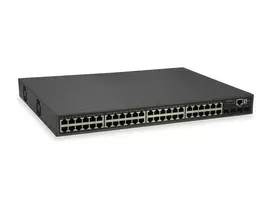 LevelOne GTP-5271 52 prievadų L3 Lite valdomas Gigabit PoE jungiklis, 4 x 10GbE SFP+, 48 PoE išėjimai, 400W PoE biudžetas