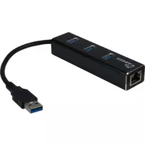 Inter-Tech Argus IT-310 - USB 3.0 ir Ethernet stalinis centras