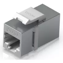 Keystone movoji jungtis Ubiquiti UACC-Keystone-Coupler-C6A plokščias nerūdijantis plienas RJ-45