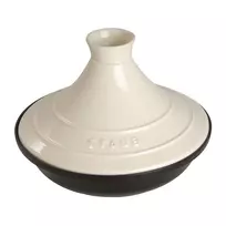 Tajine Staub indas - 28 cm, smėlio-juodos spalvos