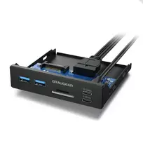 Graugear USB-HUB+Kartenleser Multi Front Panel, Type-C USB retail (G-MP01CR)