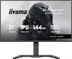 Monitorius iiyama G-MASTER GB2741QSU-B1 68,6 cm (27 col.) 2560 x 1440 pikseliai QHD LED juodas