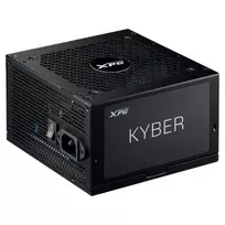 XPG KYBER 750W maitinimo blokas, 750 W, 100-240 V, 47-63 Hz, 10 A, apsauga nuo viršsrovių, viršįtampių, perkrovos, perkaitimo, trumpojo jungimo, įtampos šuolių ir įsiveržimo srovių, 20+4 pin ATX