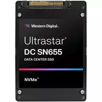 SSD diskas Western Digital 30,7 TB U.3 PCI Express 4.0 Ultrastar DC SN655