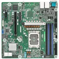 Motininė plokštė ASRock EC262D4U Intel C262 LGA 1700 micro ATX, 4× DDR5 DIMM, 8× SATA III, 2× LAN, 1× M.2