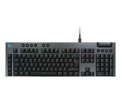 LOGITECH G915 X USB-A laidinis žemo profilio žaidimų klaviatūra, lietiminiai jungikliai, juoda, AZERTY prancūzų