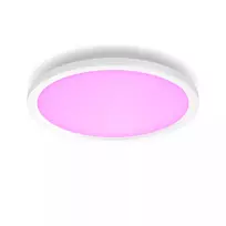 Philips Hue White and colour ambience Surimu apvalus lubinis šviestuvas, išmanus, Bluetooth/Zigbee, baltas, LED
