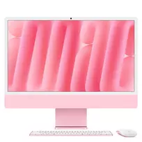 iMac 24 Retina 4.5k Ekranas M4, Rožinis, M4 (10-CPU/10-GPU), 24GB, 512GB, standartinis stiklas, Touch ID, vokiška klaviatūra, Gigabit Ethernet, Magic Mouse, MD2U4D/A