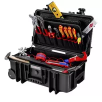 Įrankių rinkinys mechanikams Knipex 00 21 33 S 17 įrankių raudonas geltonas