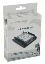 LC-POWER Kietojo disko adapteris 2x 2,5 colio į 3,5 colio lizdą, juodas - Lc-d-35-225