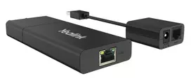 Yealink USB2CAT5E-EXT tinklo siųstuvas ir imtuvas juodas