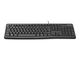 Logitech K120 laidinė klaviatūra, USB, QWERTZ, juoda