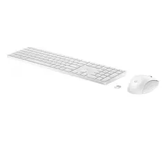 Belaidė klaviatūra ir pelė HP 655 Full-size Balta