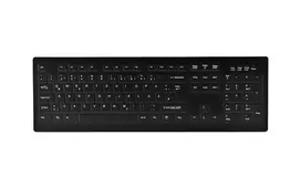 Contour Design Active Key AK-C8100 belaidė medicininė klaviatūra RF QWERTZ vokiška juoda