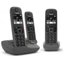 Belaidis analoginis/DECT telefonas Gigaset AE690A su 3 rageliais, Caller ID