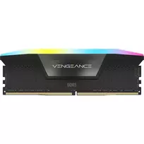 CORSAIR Vengeance RGB Black 48GB (2x24GB) DDR5 5200MHz CL38 atminties rinkinys