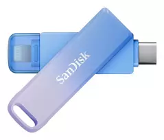WESTERN DIGITAL SanDisk Creator Phone Drive - 128GB USB atmintukas - USB-C/Lightning - Mėlynas