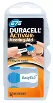 Duracell 2930 baterijos (cinko-oro), 1.4V, A675/DA675/ZL675, 6 vnt.