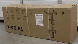Mobilus televizoriaus stovas LOGILINK BP0025 su reguliuojamu aukščiu, tinka 37–70 colių ekranams, maks. apkrova 50 kg