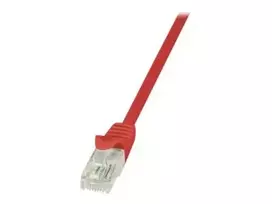 Tinklo kabelis LogiLink 3m RJ-45 Cat5e raudonas