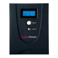 Nepertraukiamo maitinimo šaltinis CYBERPOWER VALUE2200EILCD, 2,2 kVA (1320 W), 6 AC lizdų, AVR, LCD, bokštas, 230 V
