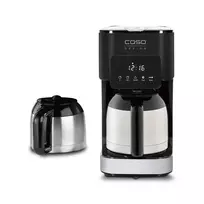Caso Taste & Style Duo Thermo kavos virimo aparatas su dviem termo ąsotėliais, lašininis, 800 W, juodas/nerūdijantis plienas