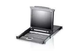ATEN CL5708 8 prievadų 17 colių LCD KVM jungiklis su USB periferiniu prievadu