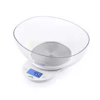 Virtuvinės svarstyklės su dubeniu ETA 577090000 Mari, 1 g padala, LCD, balta