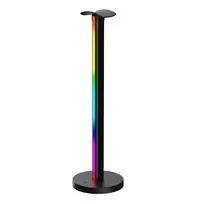 Stalinė lempa Yeelight Beam RGBIC Juoda — LED 12W, daugiaspalvis apšvietimas, 400×117 mm, AC/USB 12V