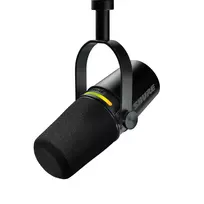 Shure MV7+-K - Paskaitų ir vokalų mikrofonas su XLR/USB-C jungtimi, juodas