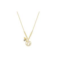 Swarovski Lisabel Series Cute Bee Gold Plated Necklace Women's Gold 5365641 auksas