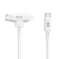 HYPER HyperJuice USB laidas USB 2.0 1,5 m USB C USB C/Lightning baltas