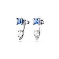 Swarovski Solid Color Inlaid Mesmera Earrings Women's Silver 5665767 sidabras
