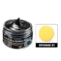 All-In-One Black Plastic and Leather Restorer - Car Interior Repair Paste with Color Correction, Gloss Polishing, and Pr