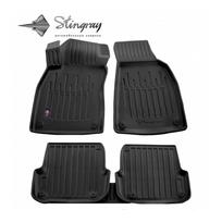 Guminiai 3D kilimėliai AUDI A6 (C6) 2004-2011 (Juodos spalvos)