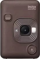 Momentinė spausdinimo kamera Fujifilm Instax mini LiPlay – 1/5 colio 2560×1920 CMOS, spausdina 86×54 mm, 2,7 colio TFT, bronzinė