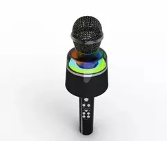 Belaidis karaoke mikrofonas su garsiakalbiu Gembird GMB Audio MICBT-01-BK