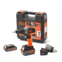 BLACK & DECKER BCD003MEM2K-QW | 18 V belaidis gręžtuvas-suktuvas su 2.0 Ah / 4.0 Ah baterijomis