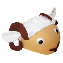 Czapka baranek rogi wełna baran shaun jasełka