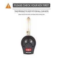 Key Case Cover for Nissan Altima Juke Sentra March Tiida Armada Cube Maxima Pathfinder with Keychain Anti-Scratch Guard Shockproof Protection juoda