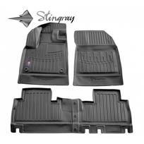 Guminiai 3D kilimėliai CITROEN Berlingo III (Be porankio) 2018→ (Juodos spalvos)
