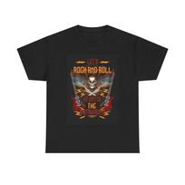 Men's and Women's T-shirts Guitar Rock and Roll XL