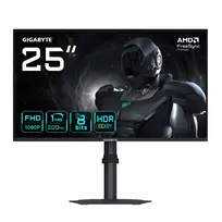 GIGABYTE G25F2 24.5 colio FHD žaidimų monitorius - 1920 x 1080, 200Hz, 1ms, 300 cd/m², Display HDR 10, HDMI 2.0, Displayport 1.4