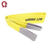 HLM 2.6m Round Endless Type Polyester Lifting Belt Durable High-Strength Webbing Sling of High Quality 12 Ton&Polyester&12 Ton geltona