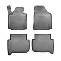 Guminiai (TPE) kilimėliai GuardLiner 3D VOLKSWAGEN Touran 2010-2015 (Dvi eilės, Paaukštintais kraštais)