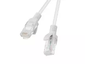 Tinklo kabelis Lanberg PCU6-10CC-0050-S RJ-45 Cat6 0,5 m pilkas